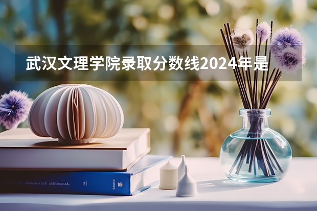 武汉文理学院录取分数线2024年是多少分(附各省录取最低分)