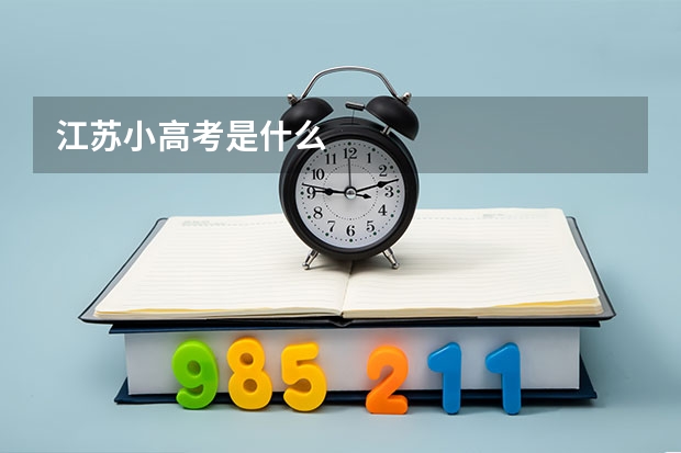 江苏小高考是什么