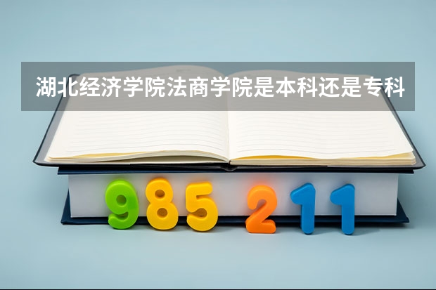 湖北经济学院法商学院是本科还是专科（湖北经济学院法商学院专科）
