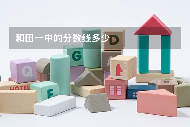 和田一中的分数线多少