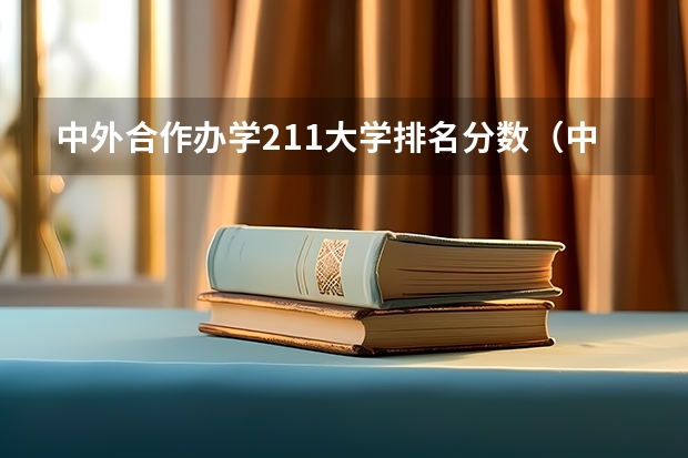 中外合作办学211大学排名分数（中外合资的大学排名）