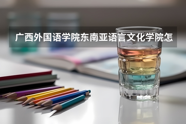 广西外国语学院东南亚语言文化学院怎么样