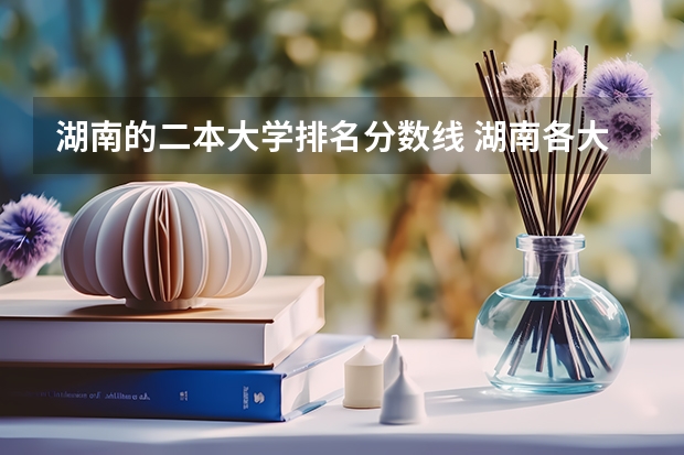 湖南的二本大学排名分数线 湖南各大学排名及录取分数线