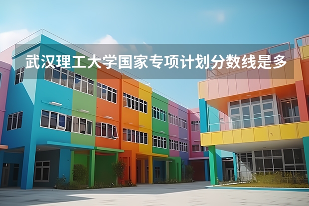 武汉理工大学国家专项计划分数线是多少