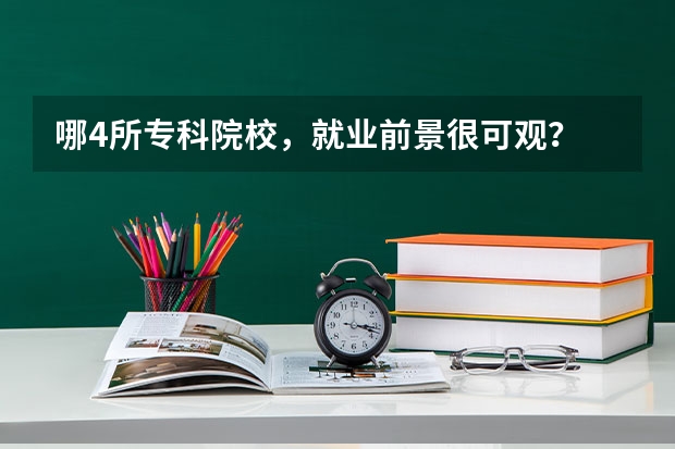 哪4所专科院校，就业前景很可观？ 专科学校排名榜全国