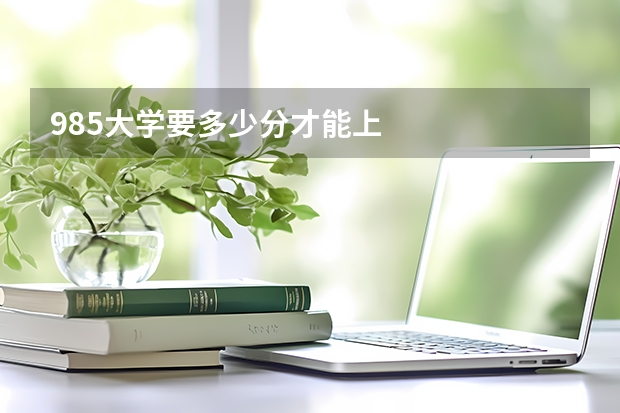 985大学要多少分才能上