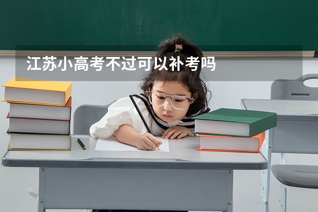 江苏小高考不过可以补考吗